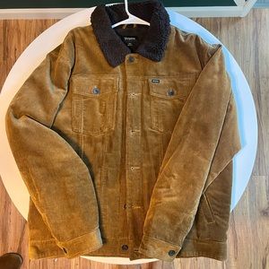 Brixton Men’s Cable Sherpa Jacket - XL